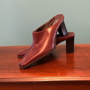 Franco Sarto leather mule closed toe size 7.5